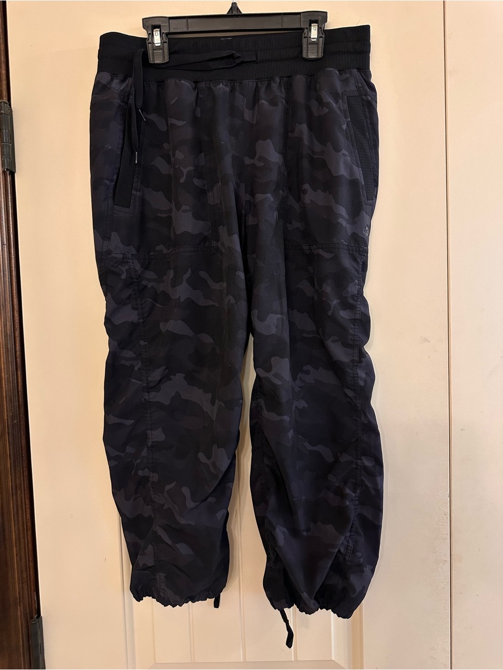 RBX Women’s Black & Dark Gray Camo Jogger Sweatpants